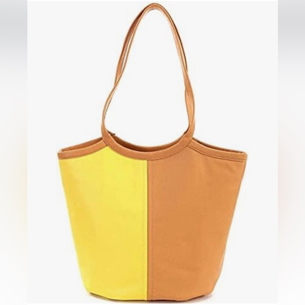 COACH Bea Colorblock Soft Leather Tote Bag - Picture 2 of 13